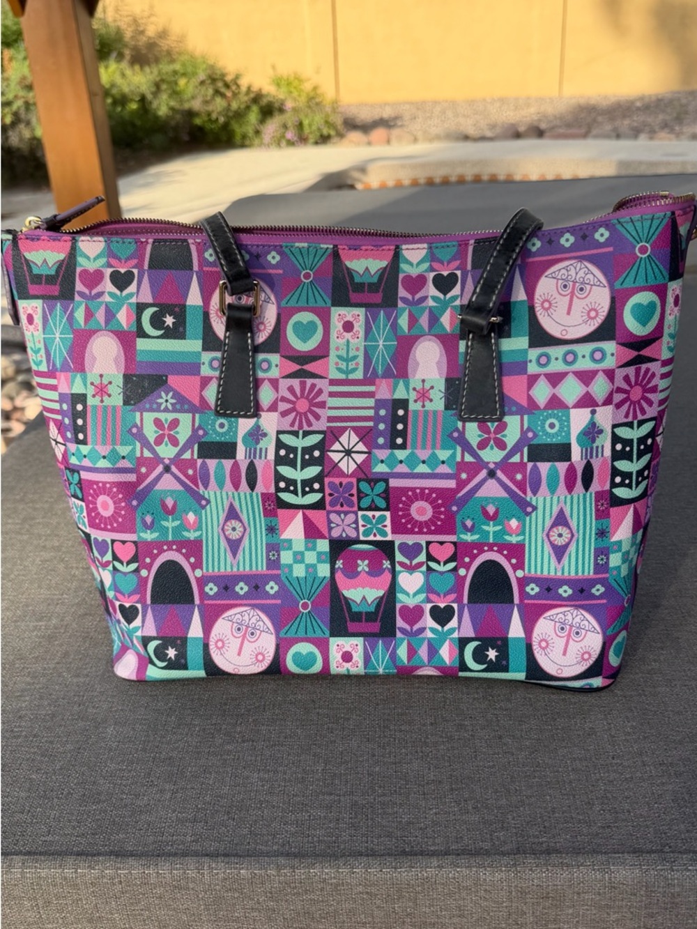 Disney It's a Small World tote Dooney and Bourke